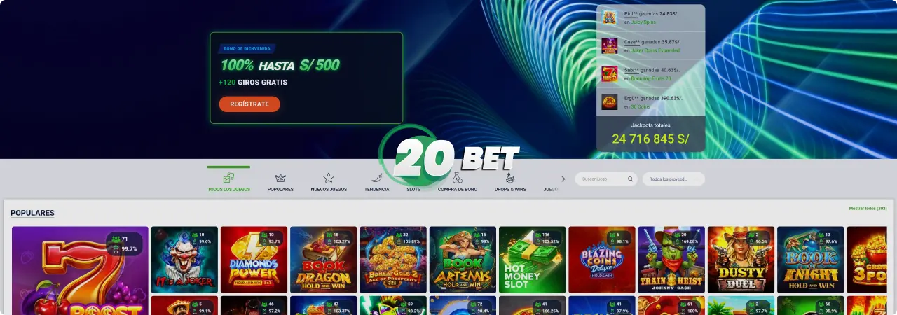 20Bet Tragaperras de Casino Online